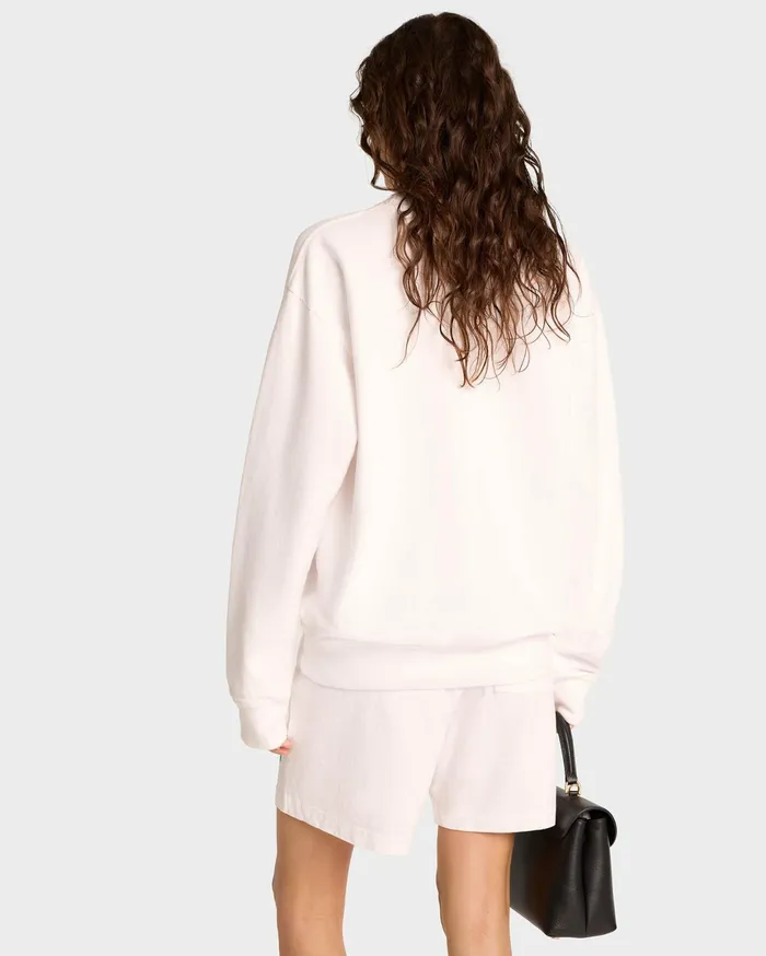 Sporty and Rich Sweatshirts Women Wellness Club Crewneck 8211 WhiteVerde