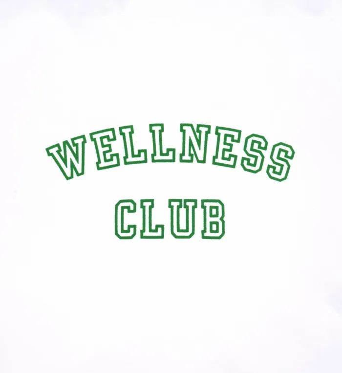 Sporty and Rich Sweatshirts Women Wellness Club Crewneck 8211 WhiteVerde