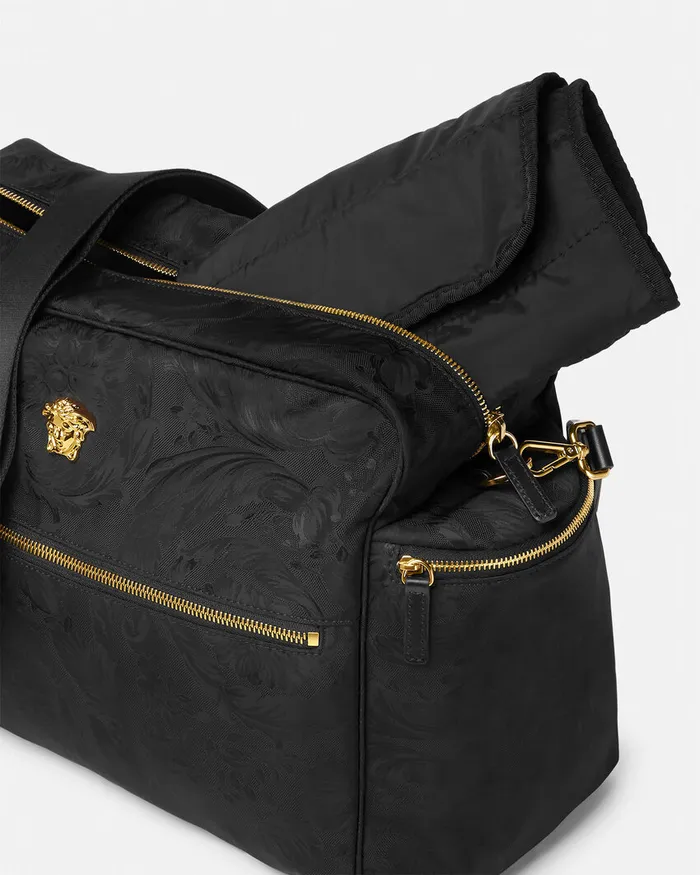 Strollers and Others Kids Versace Barocco Baby Changing Mat Bag Blackgold