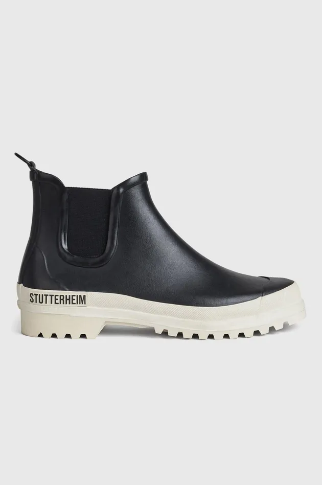 Stutterheim Chelsea Winterwalker BlackWhite Women Chelsea Boots