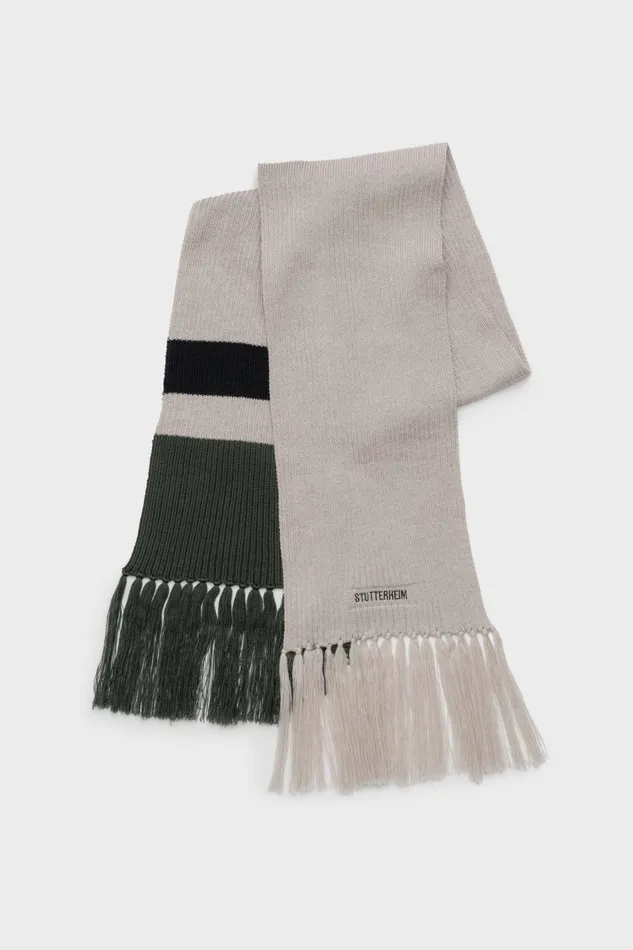 Stutterheim Fringe Scarf Light Sand Women Scarves