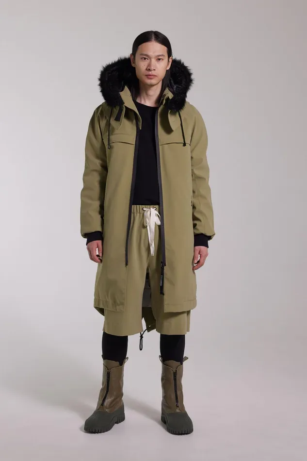Stutterheim Kalix Matte Parka Aloe Men Winter Coats