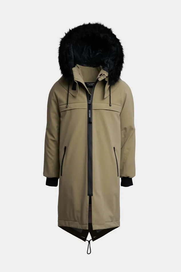 Stutterheim Kalix Matte Parka Aloe Men Winter Coats