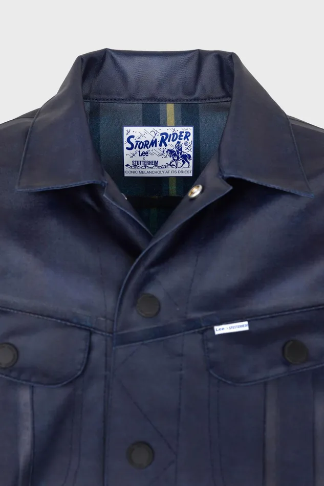 Stutterheim Lee X STUTTERHEIM Storm Rider Jacket Aviator Navy Men Raincoats