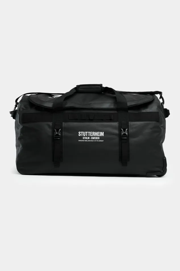 Stutterheim Rain Trolley 115L Black Women Weekend Bags