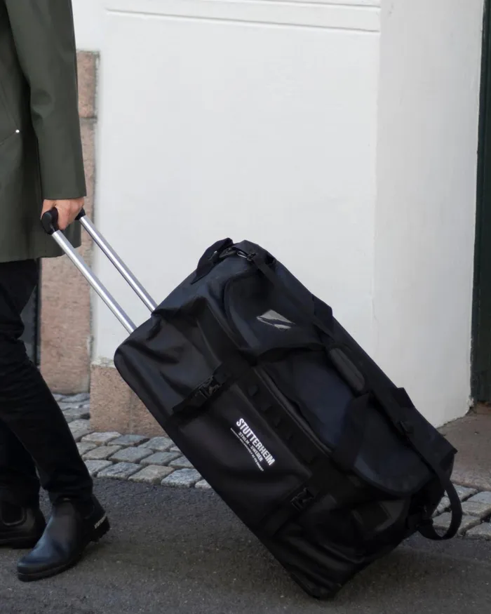 Stutterheim Rain Trolley 115L Black Women Weekend Bags