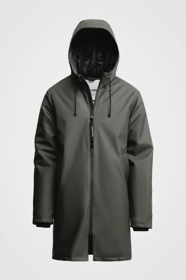 Stutterheim Stockholm Winter Jacket Green Women Winter Coats