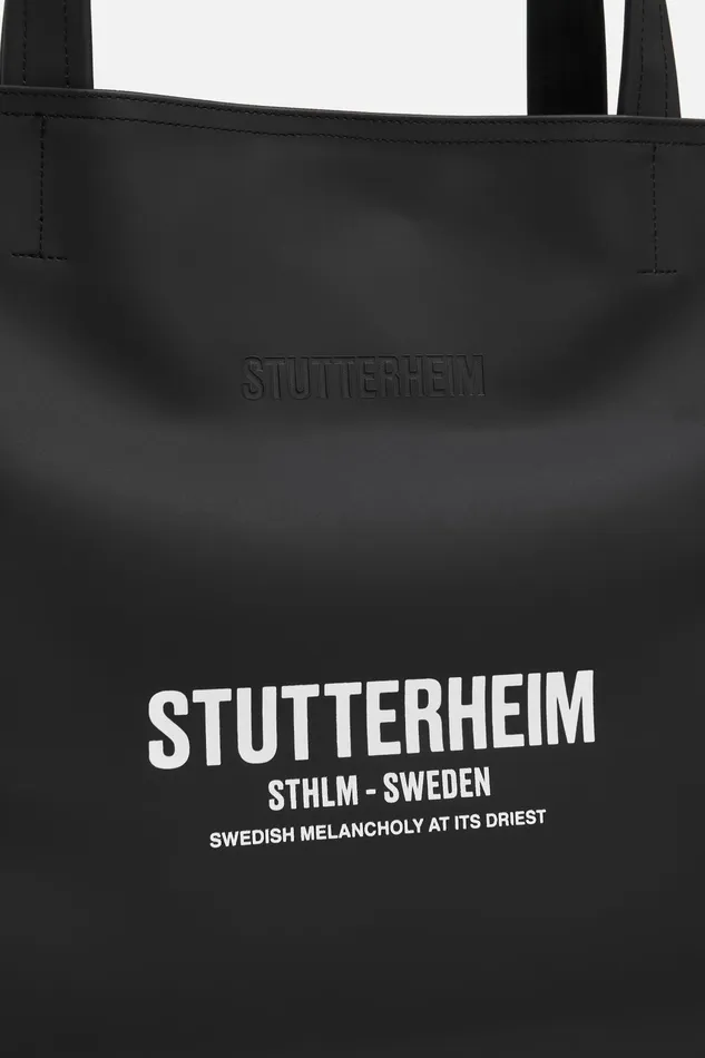 Stutterheim Stylist Bag Black Women Tote Bags