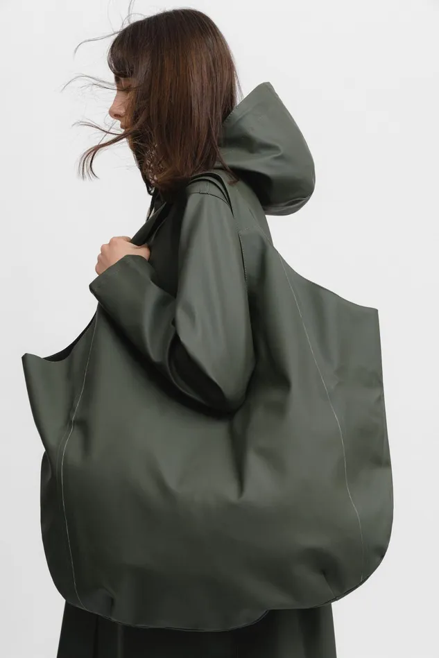Stutterheim Svea Bag Green Women Tote Bags