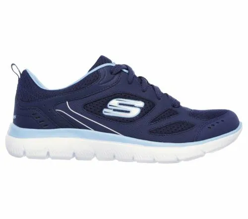 Summits 8211 Suited Navy Blue Women SKECHERS Lace Up