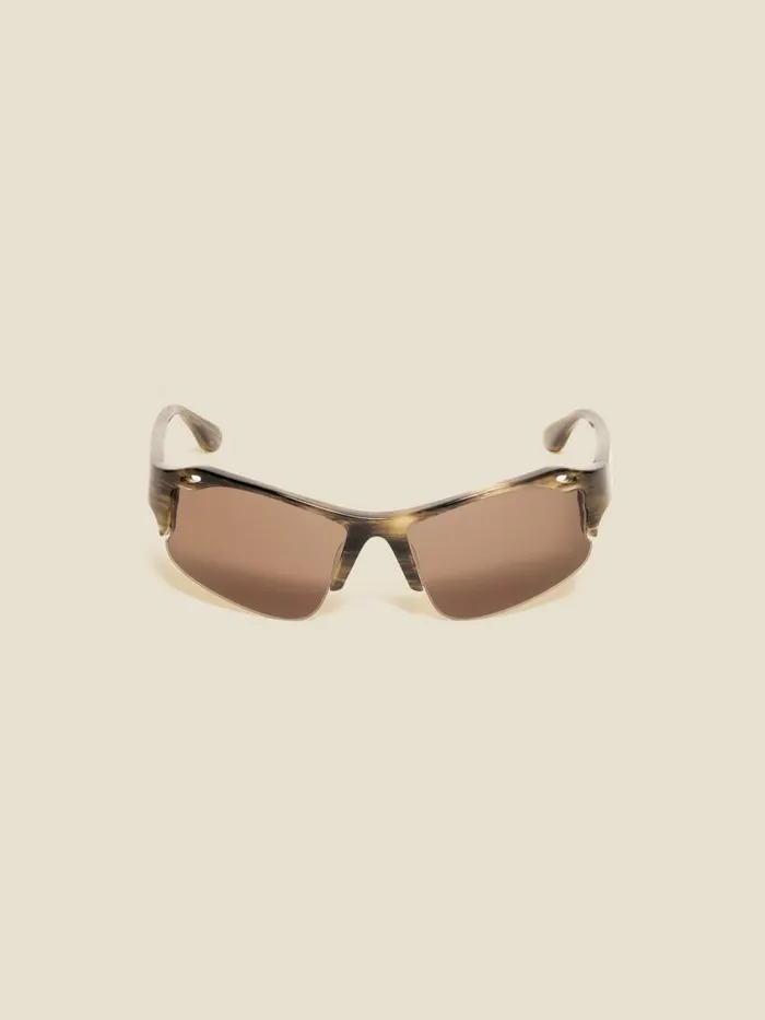 Sunglasses WomenMen Holzweiler Lucus Frame Dk Brown
