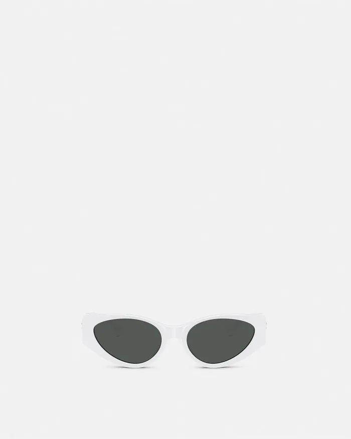 Sunglasses Women Versace Medusa Legend CatEye Sunglasses White