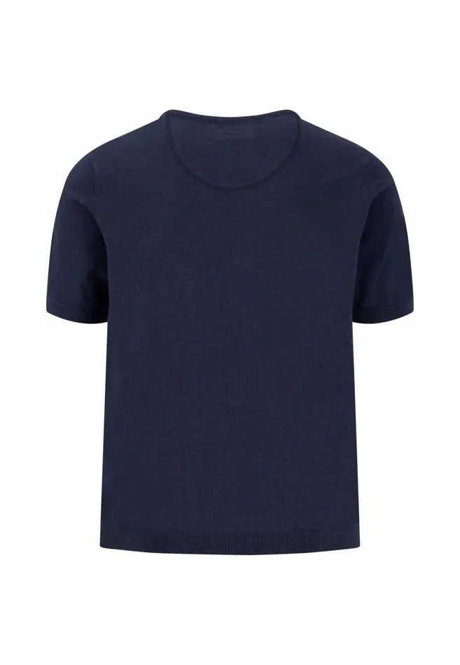 Sweater Men FYNCHHATTON Halbworm Sweater With A Round Neckline Summer Breezenavynew Offwhite