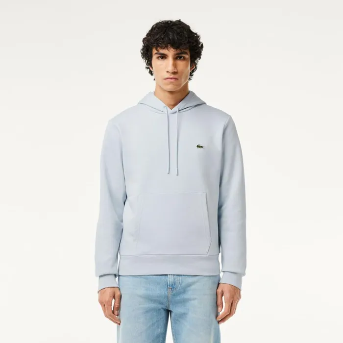Sweaters and Sweatshirts Men Lacoste Men039s Classic Fit Cotton Blend Hoodie Phoenix Blue J2g
