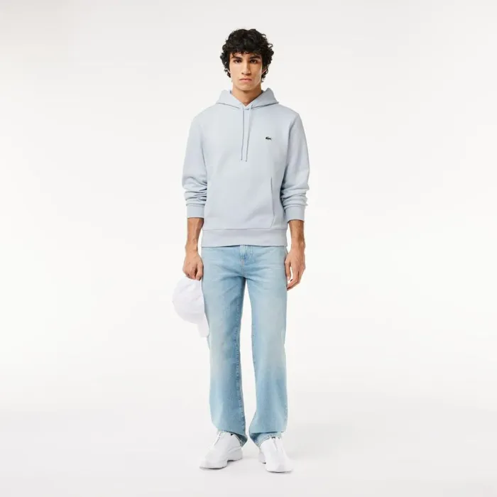 Sweaters and Sweatshirts Men Lacoste Men039s Classic Fit Cotton Blend Hoodie Phoenix Blue J2g