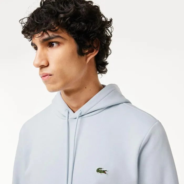Sweaters and Sweatshirts Men Lacoste Men039s Classic Fit Cotton Blend Hoodie Phoenix Blue J2g