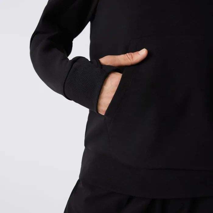 Sweaters and Sweatshirts Men Lacoste Mens Crew Neck Kangaroo Pocket Cotton Blend Sweatshirt Black 031