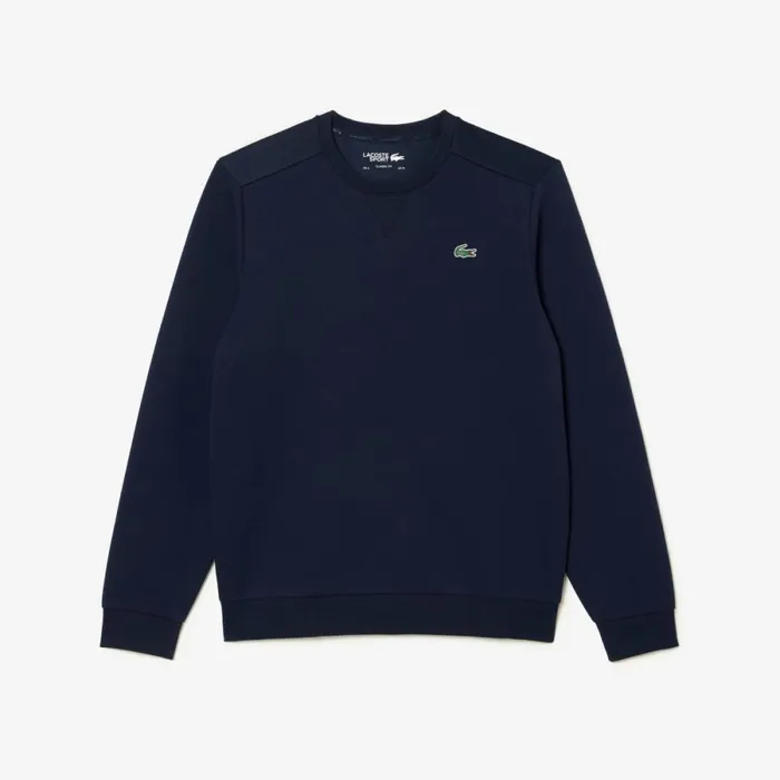 Sweaters and Sweatshirts Men Lacoste Mens Sport Mesh Panels Sweatshirt Navy Blue 423
