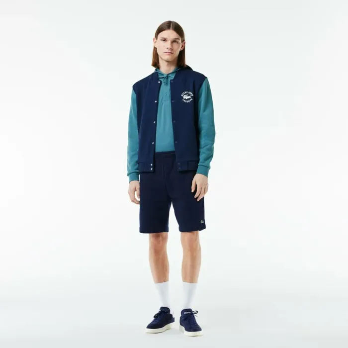 Sweaters and Sweatshirts Men Lacoste Unisex Miami Open Edition Bomber Jacket Navy Blue Blue Itg