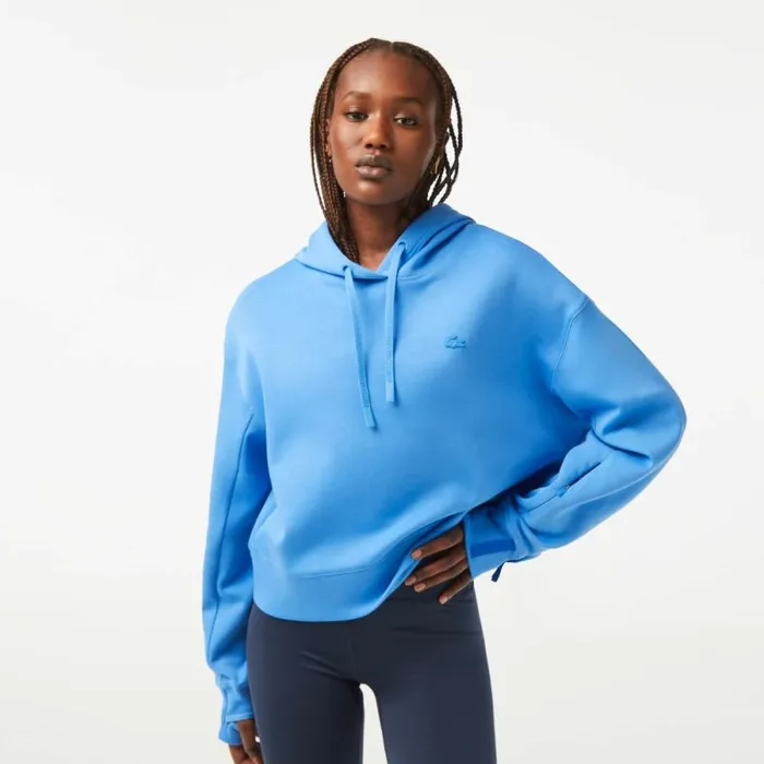 Sweaters and Sweatshirts Women Lacoste Women039s Hoodie Ethereal Blue L99
