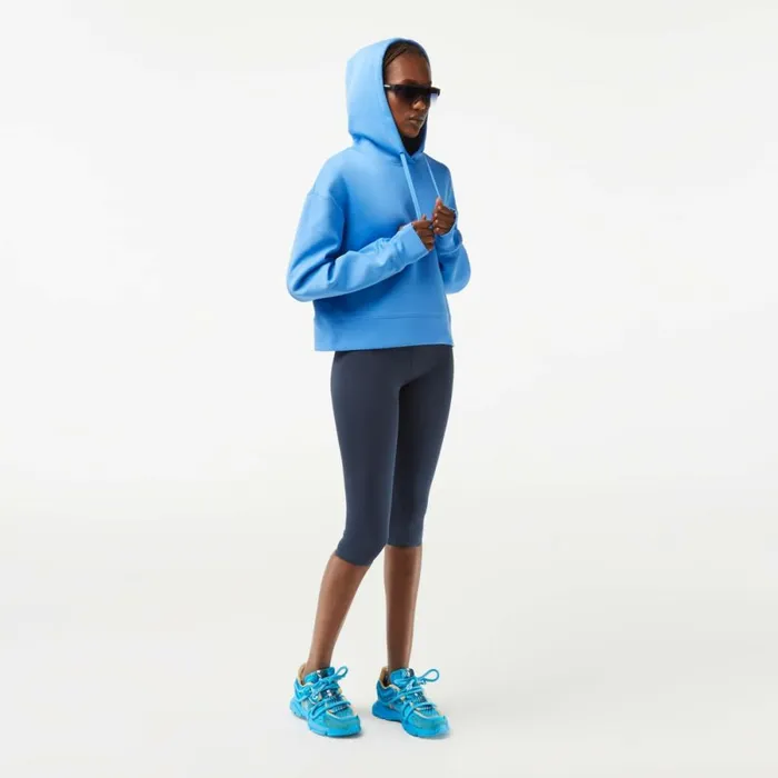 Sweaters and Sweatshirts Women Lacoste Women039s Hoodie Ethereal Blue L99