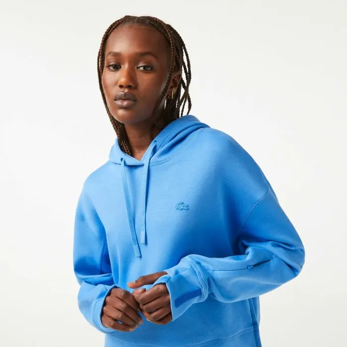 Sweaters and Sweatshirts Women Lacoste Women039s Hoodie Ethereal Blue L99