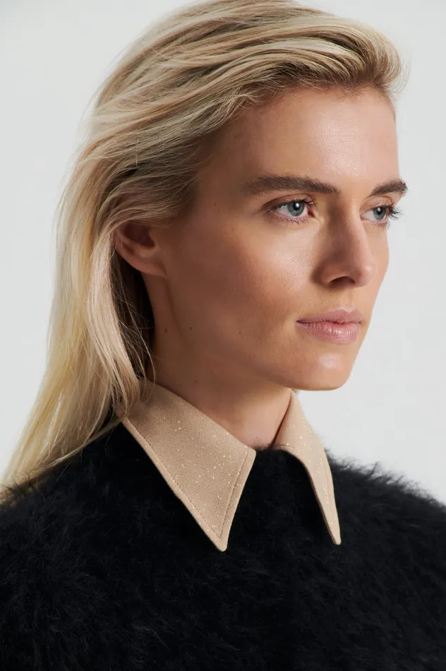 Sweaters BRUSHED MOHAIR SLIM SWEATER BLACK Scanlan Theodore Women Sweaters BRUSHED MOHAIR SLIM SWEATER BLACK Scanlan Theodore Women