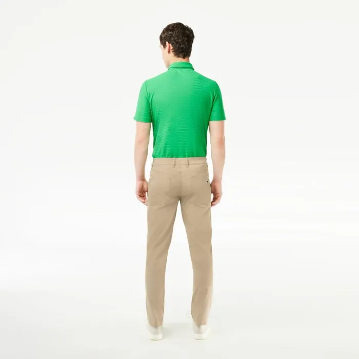 Sweatpants and Trousers Men Lacoste Men039s 5Pocket Golf Pant Beige Cb8