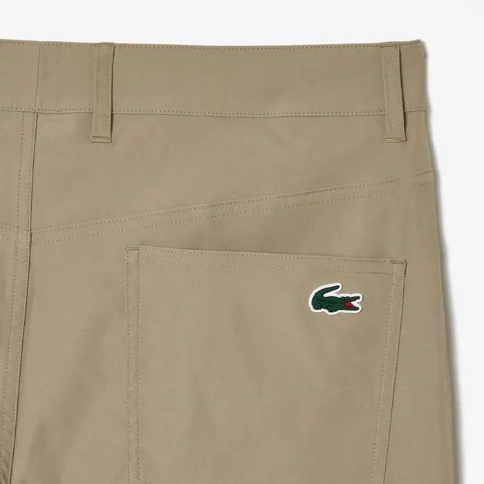 Sweatpants and Trousers Men Lacoste Men039s 5Pocket Golf Pant Beige Cb8