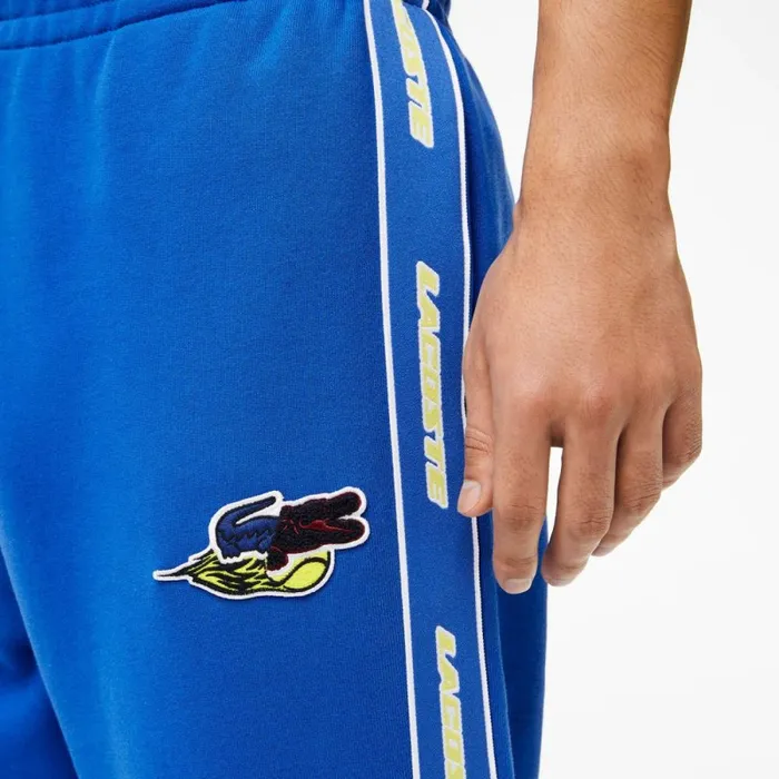 Sweatpants and Trousers Men Lacoste Men039s Branded Band Sweatpants Blue K1q