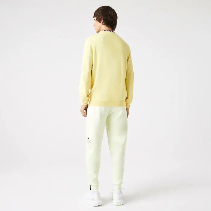 Sweatpants and Trousers Men Lacoste Men039s Slim Fit Branded Sweatpants Yellow 6gd