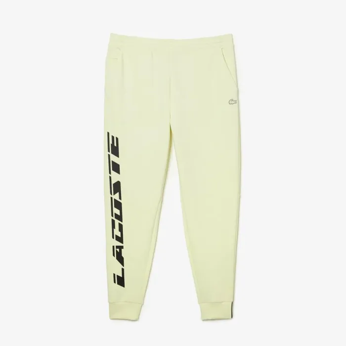 Sweatpants and Trousers Men Lacoste Men039s Slim Fit Branded Sweatpants Yellow 6gd
