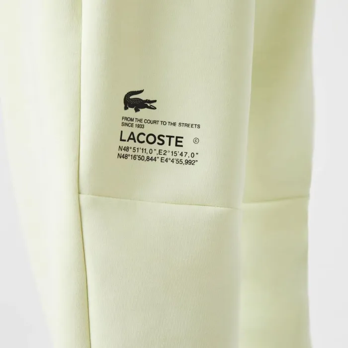 Sweatpants and Trousers Men Lacoste Men039s Slim Fit Branded Sweatpants Yellow 6gd