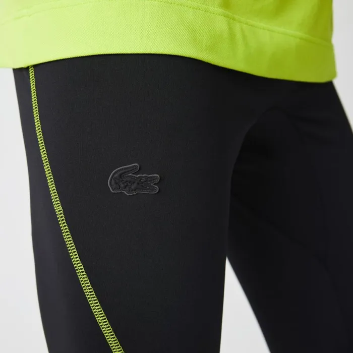 Sweatpants and Trousers Men Lacoste Men039s SPORT Thermal Leggings Black Yellow 60r