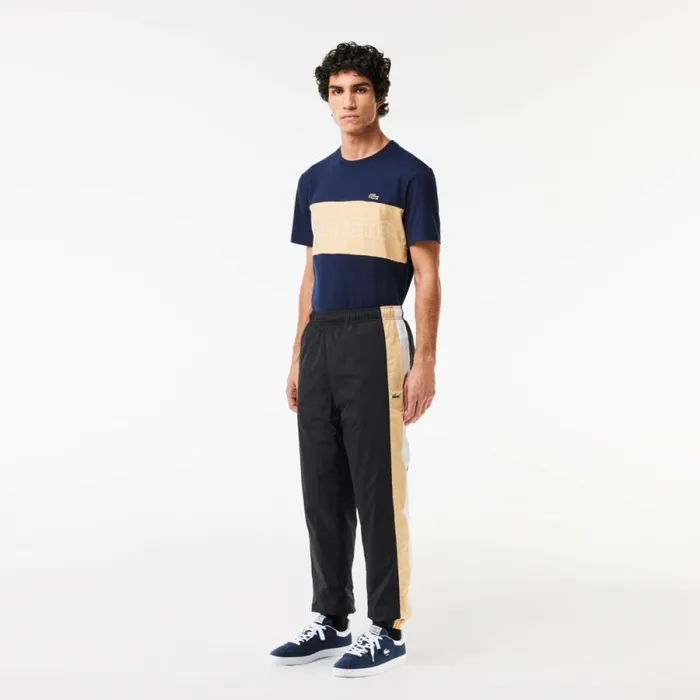 Sweatpants and Trousers Men Lacoste Men039s Sweatsuit Water Resistant Sweatpants Black Beige White Ikh Sweatpants and Trousers Men Lacoste Men039s Sweatsuit Water Resistant Sweatpants Black Beige White Ikh
