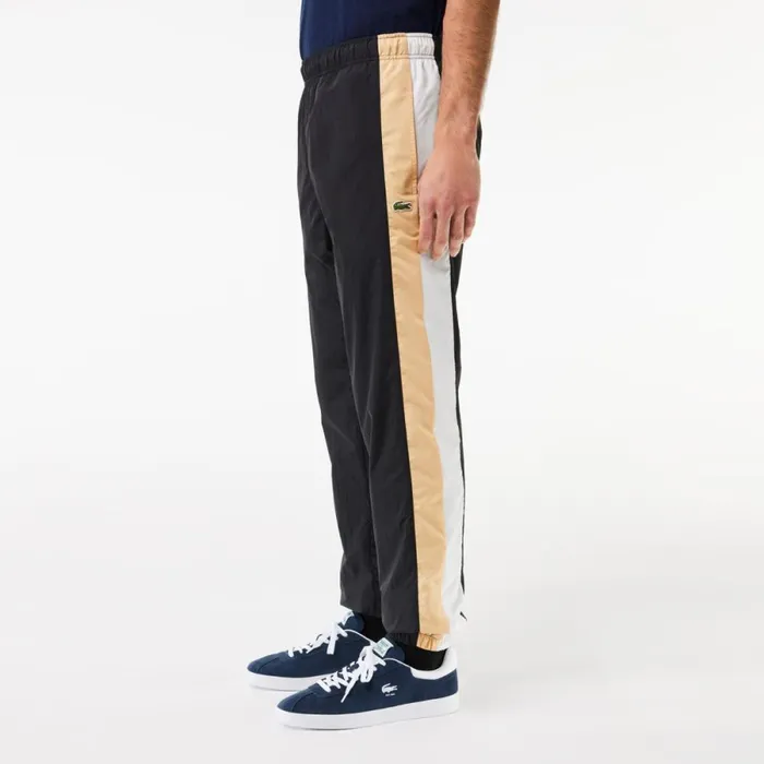 Sweatpants and Trousers Men Lacoste Men039s Sweatsuit Water Resistant Sweatpants Black Beige White Ikh