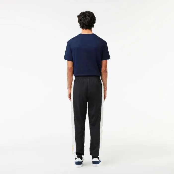Sweatpants and Trousers Men Lacoste Men039s Sweatsuit Water Resistant Sweatpants Black Beige White Ikh
