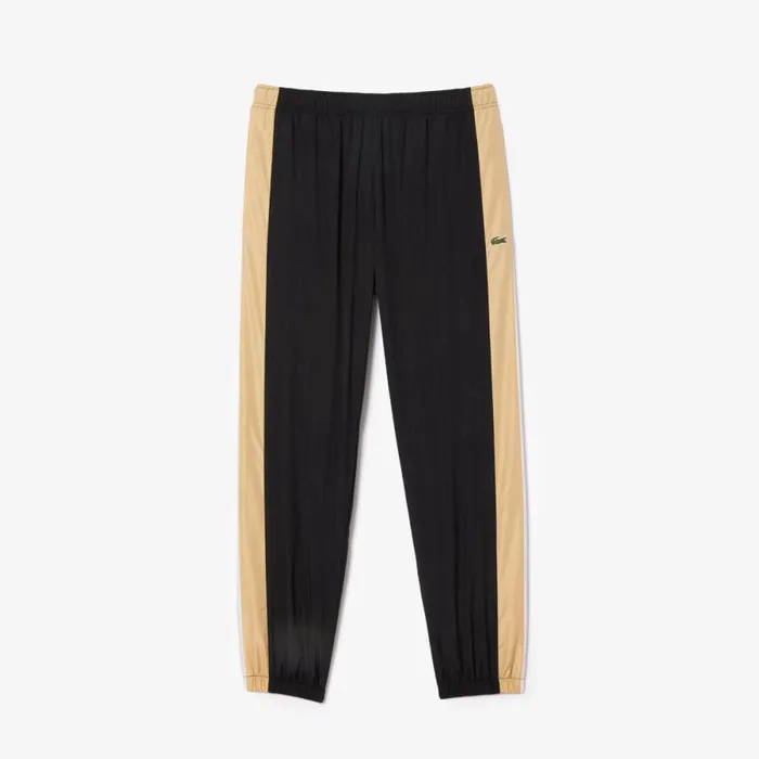 Sweatpants and Trousers Men Lacoste Men039s Sweatsuit Water Resistant Sweatpants Black Beige White Ikh