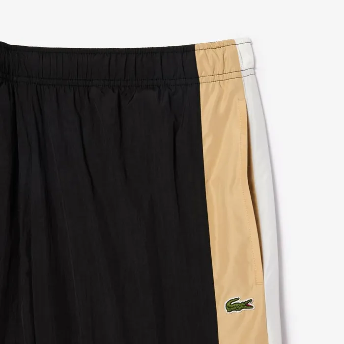 Sweatpants and Trousers Men Lacoste Men039s Sweatsuit Water Resistant Sweatpants Black Beige White Ikh