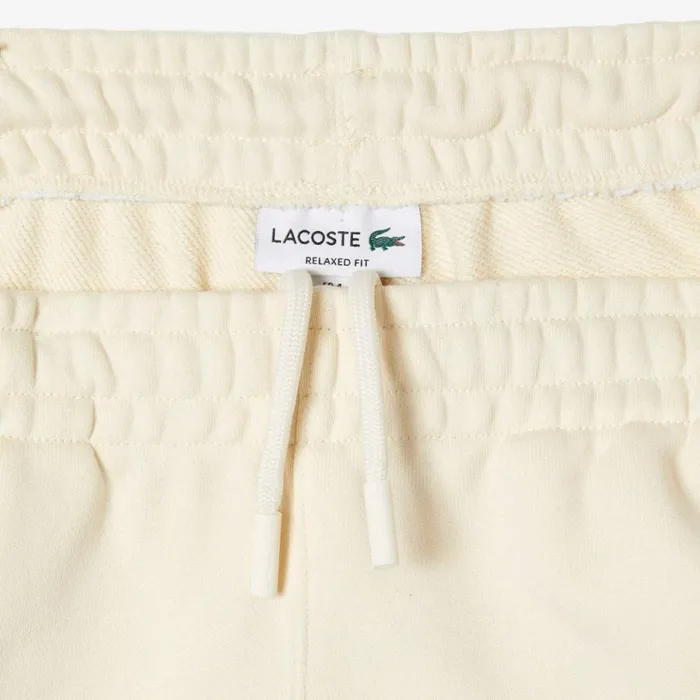Sweatpants and Trousers Men Lacoste Mens Organic Cotton Sweatpants Cream Xfj