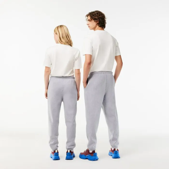 Sweatpants and Trousers MenWomen Lacoste Unisex Iconic Print Sweatpants Grey Chine Cca