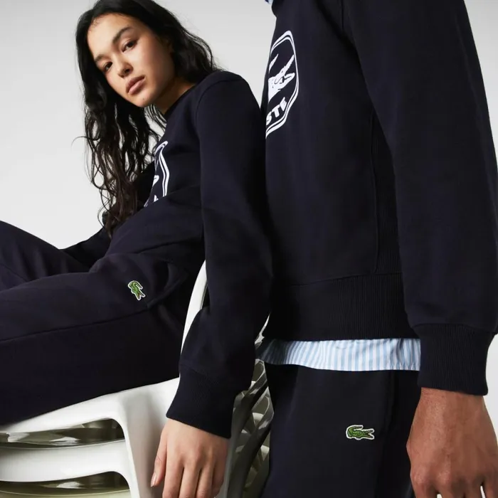 Sweatpants and Trousers MenWomen Lacoste Unisex Organic Cotton Fleece Sweatpants Abysm Blue Hde