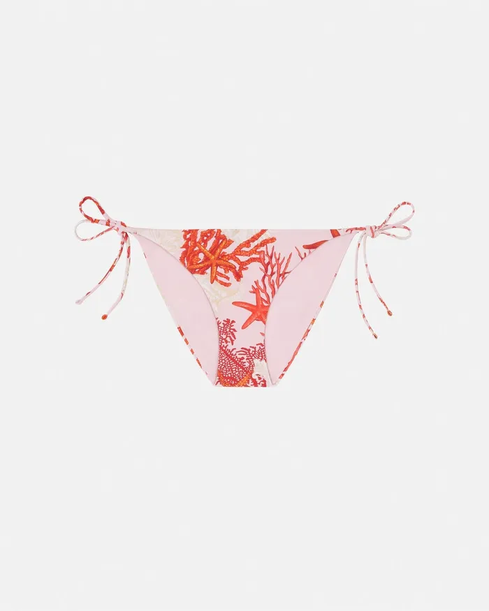 Swimwear Women Versace Barocco Sea Bikini Bottoms Pinkprint