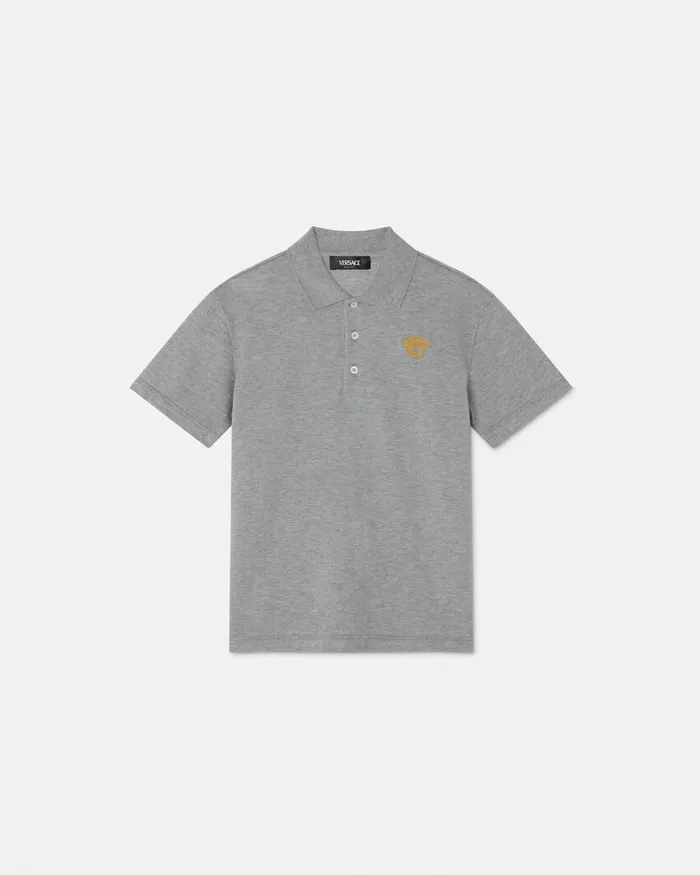 Tshirts and Polos Kids Versace Medusa Polo Shirt Gray