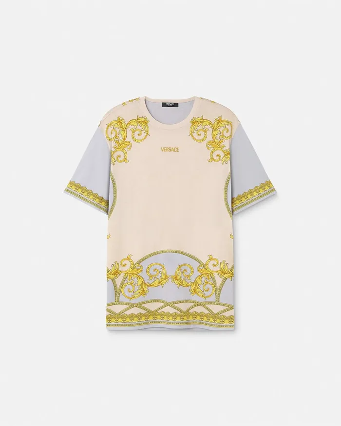 TShirts and Polos Men Versace La Coupe Des Dieux TShirt Grayprint