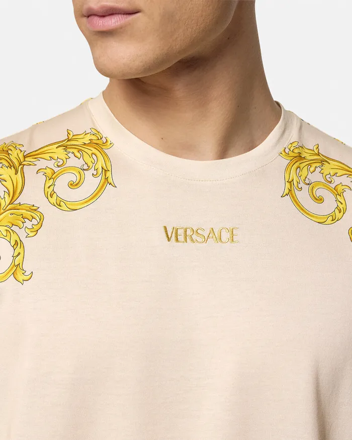 TShirts and Polos Men Versace La Coupe Des Dieux TShirt Grayprint
