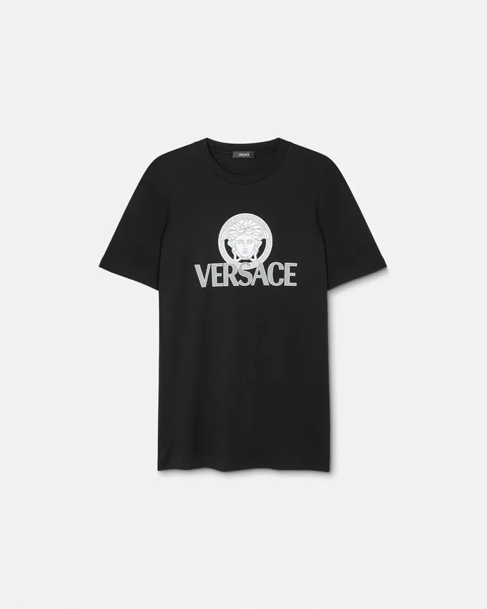 TShirts and Polos Men Versace Medusa Logo TShirt Black