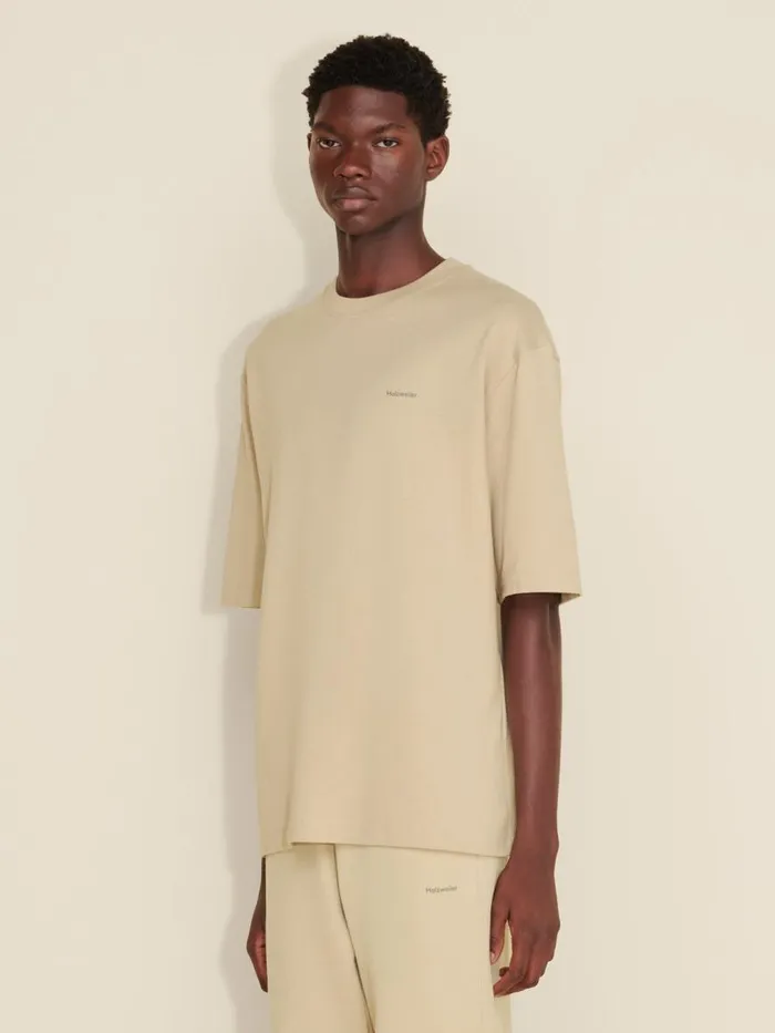 Tshirts and Sweats Men Holzweiler M Relaxed Tee Sand