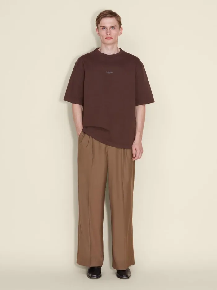 Tshirts and Sweats Men Holzweiler Ranger Oslo Tee Dk Brown