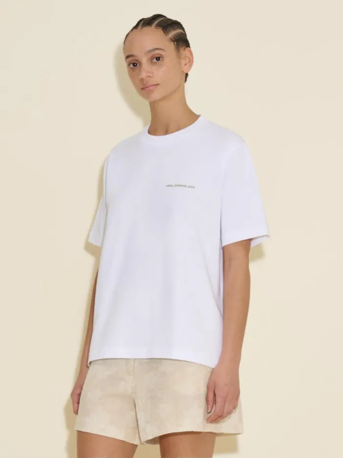 Tshirts and Sweats Women Holzweiler Kjerag Elderflower Tee White